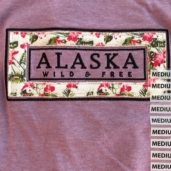 Alaska Lavender Short Sleeved T-Shirt - Picture 4 of 7